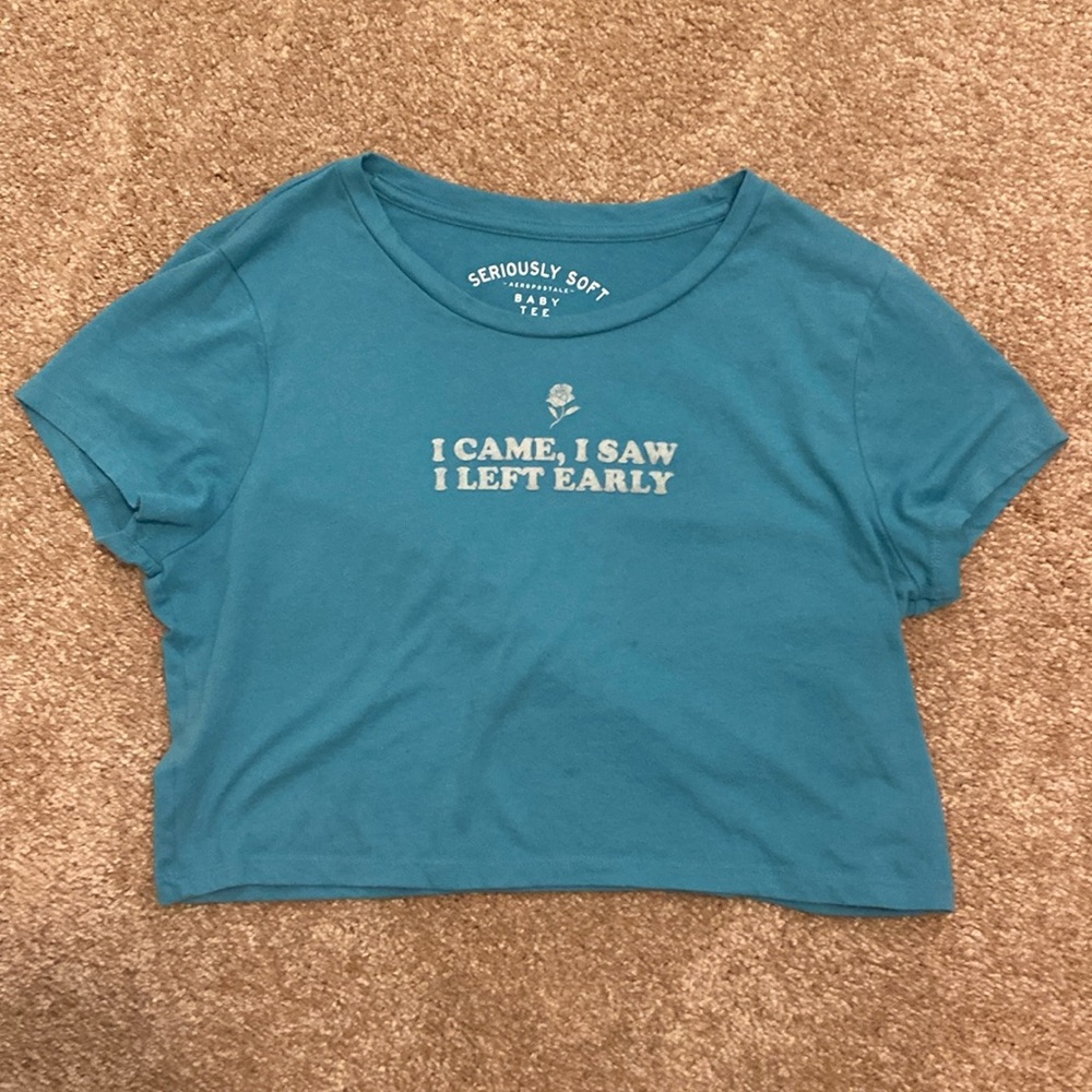 Aeropostal cropped tee